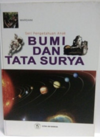Image of Seri pengetahuan anak: bumi dan tata surya